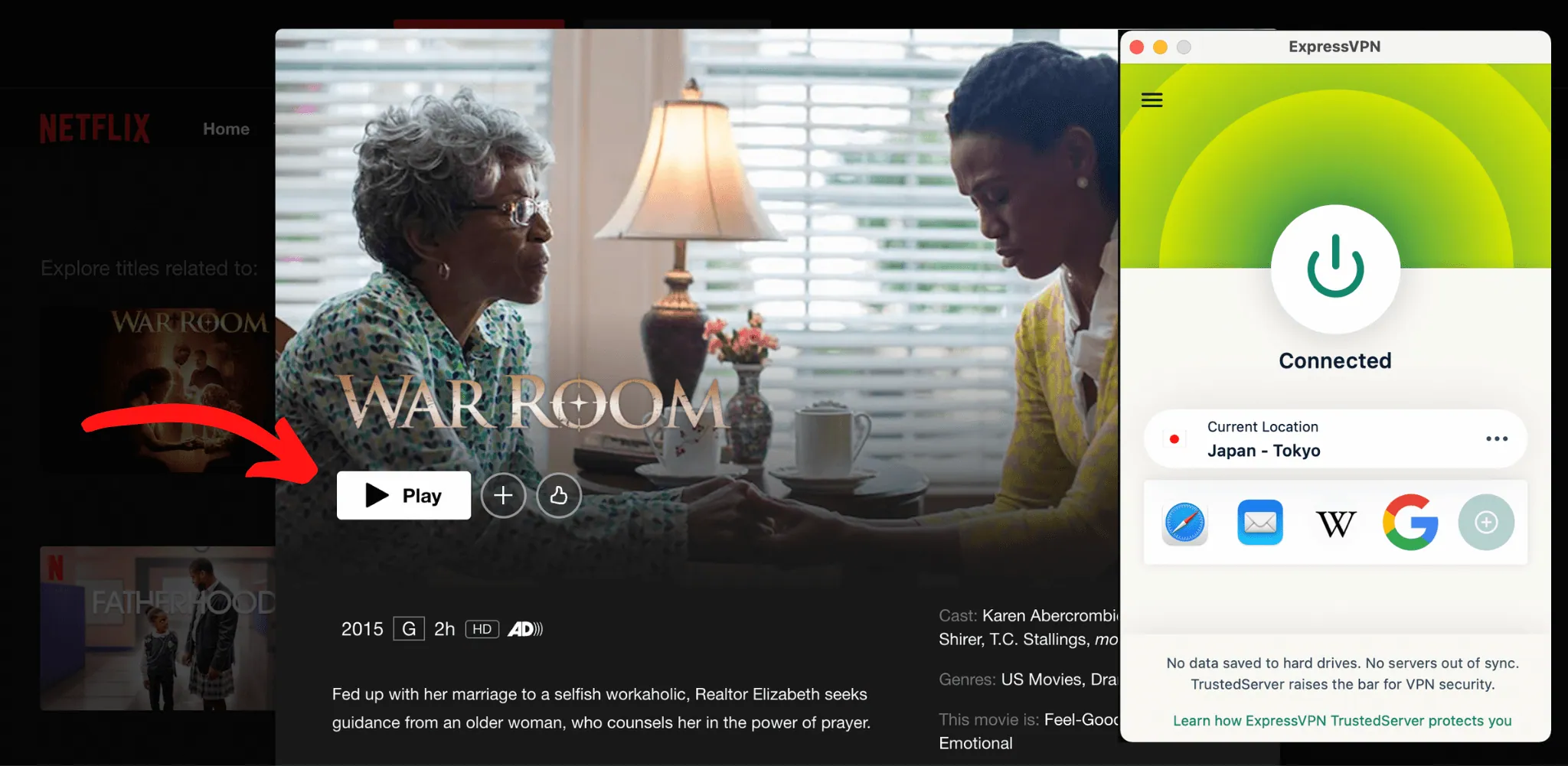 the war room netflix streaming