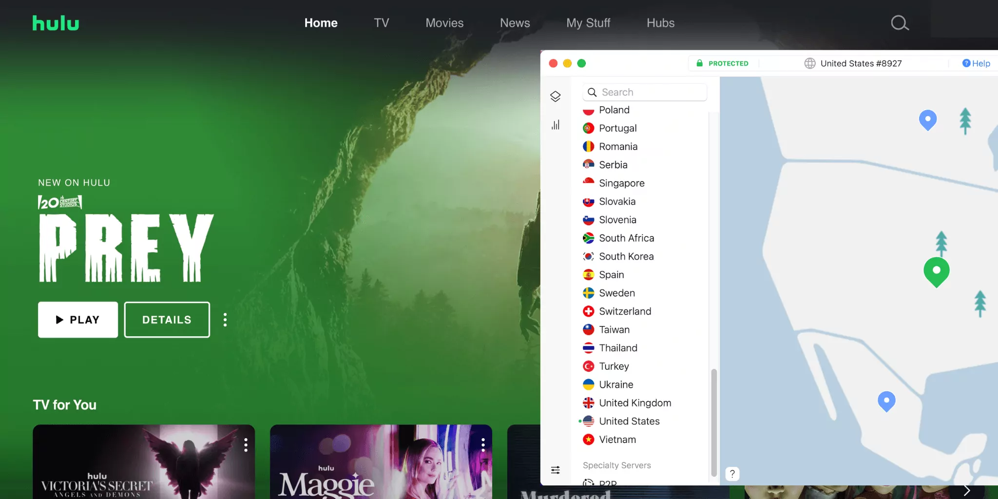 streaming-hulu-romania-with-nordvpn