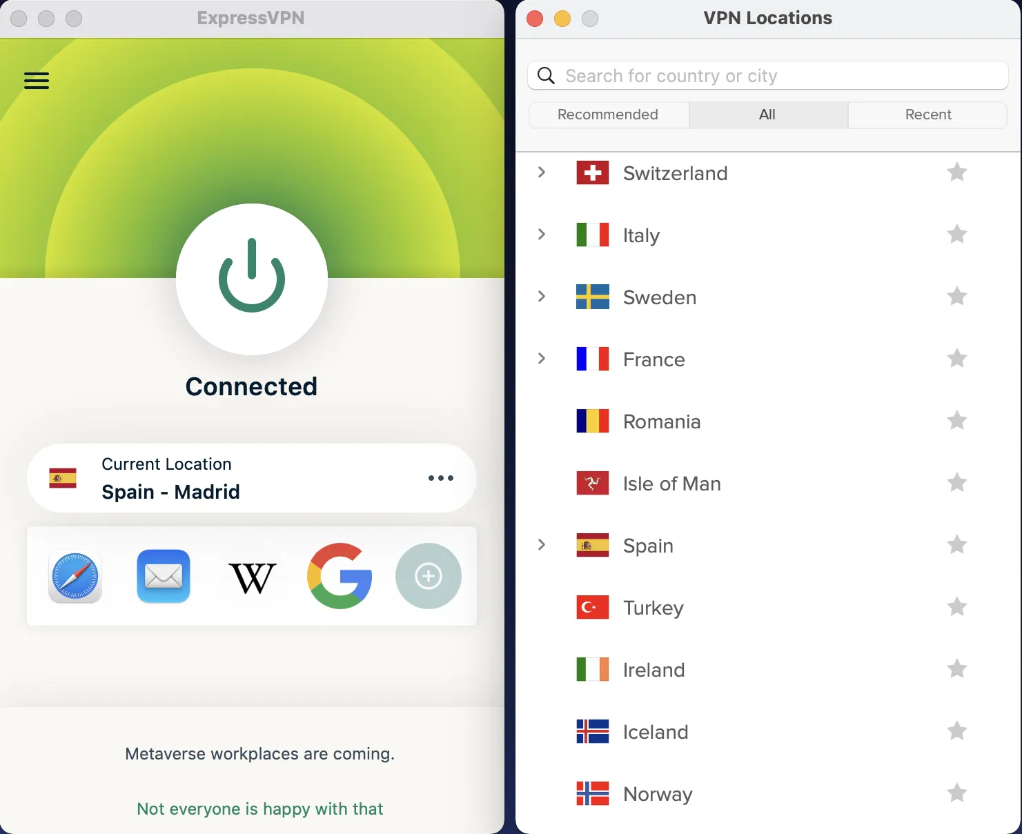 servidor expressvpn-españa