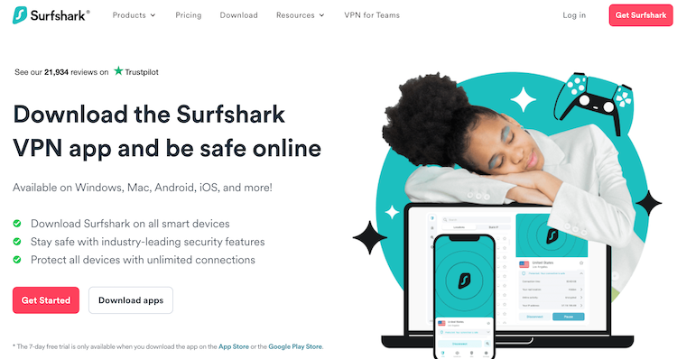 download surfshark apps