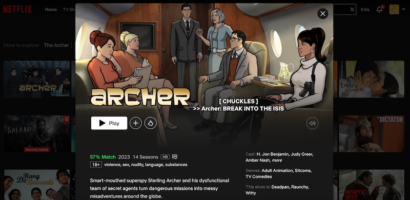 watch archer on netflix all episodes